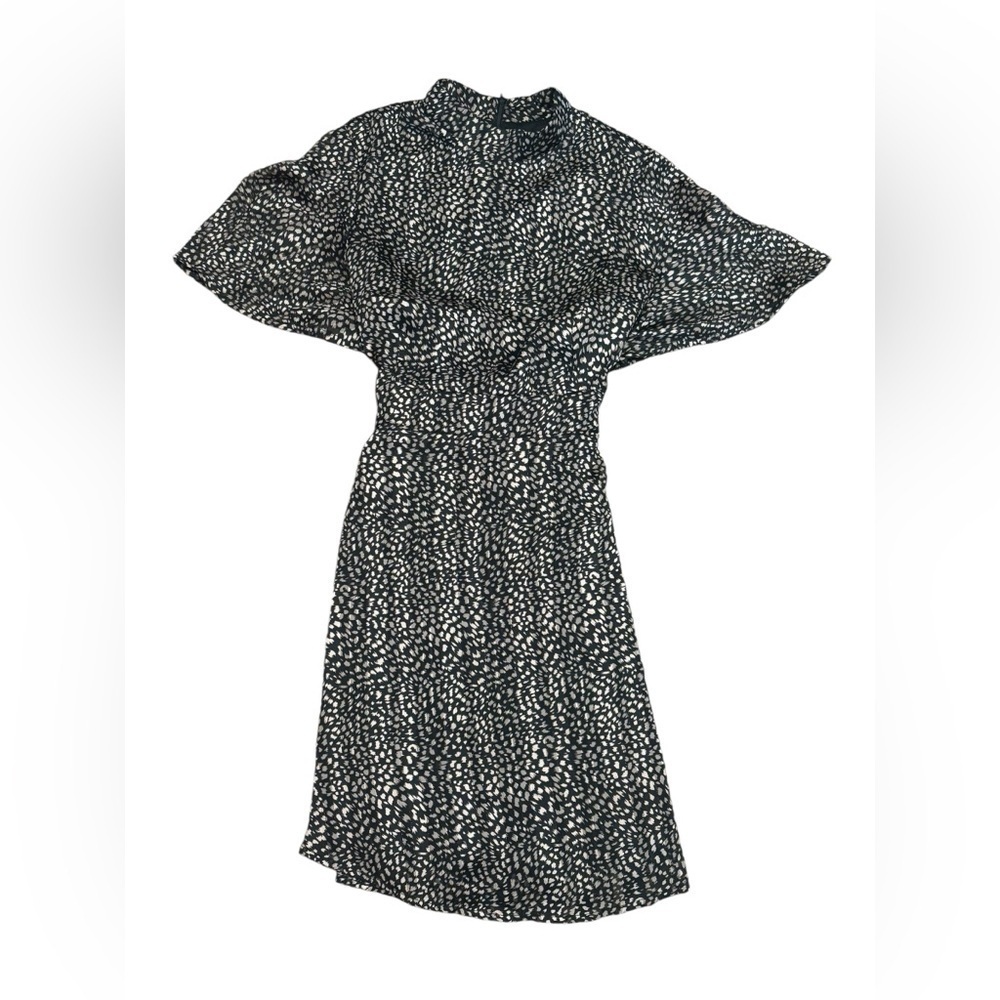 APRICOT pebble stone print classy dress dress size 8